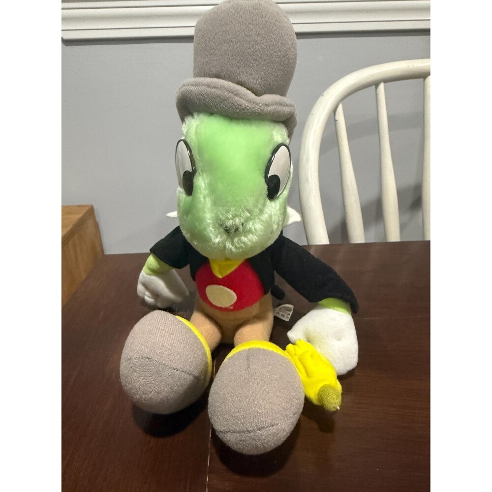 Vintage Disney Parks Jiminy Cricket Large Plush Top Hat Umbrella